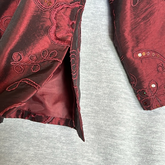 SUSAN GRAVER Holiday Christmas New Year Dressy Formal Special Occasion Sequined - Picture 13 of 16